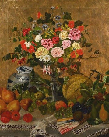 Spanisch school (XVIII-XIX) - Bodegón mit Blumen und