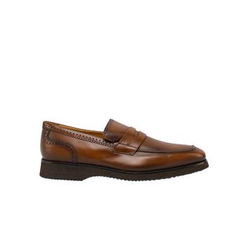TESTONI - 11 UK - 45 IT - BOLOGNA Bolgheri Loafer Shoes, Nieuw
