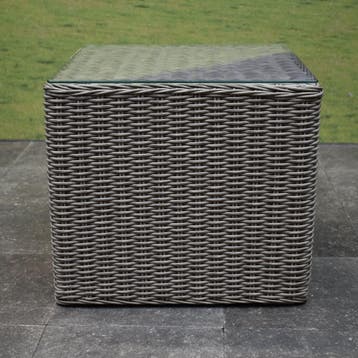 Toscane bijzettafel 50x50xH45 cm grijs, Ophalen of Verzenden, Nieuw