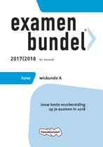 Examenbundel havo Wiskunde A 2017/2018 9789006392005, Verzenden, Gelezen, N.C. Keemink