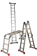Vouwladder 4 x 3 sporten, Verzenden
