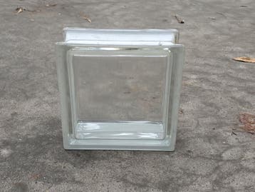 2.6 (67x) Glazen bouwblokken 19 x 19 x 8 Fidenza..., Nieuw