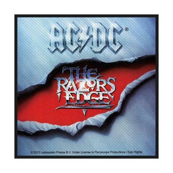 AC/DC The Razors Edge Patch officiële merchandise, Ophalen of Verzenden, Nieuw, Kleding