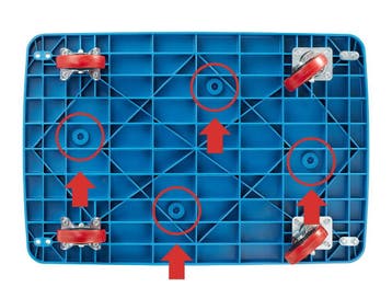 Opvouwbare Kar | Polymeer Platform | A-kwaliteit | Beste..., Minder dan 60 liter, Ophalen of Verzenden, Nieuw, Transportkar