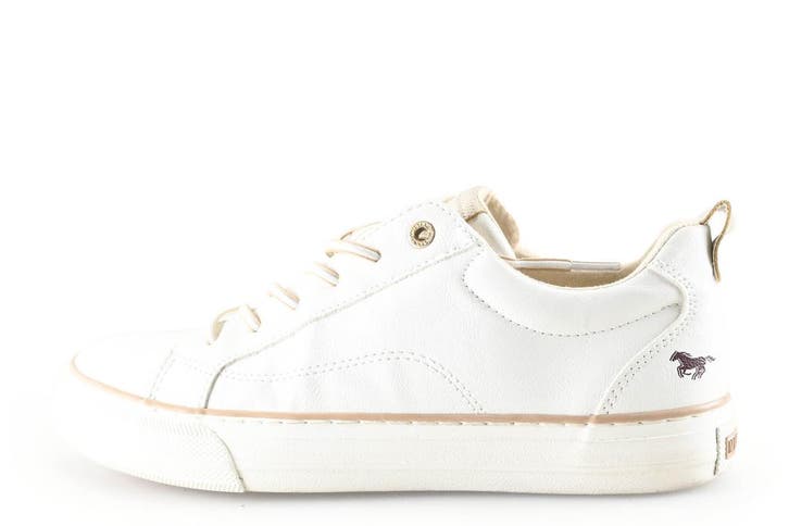 Mustang Sneakers in maat 38 Wit, Kleding | Dames, Schoenen, Wit, Zo goed als nieuw, Sneakers of Gympen, Verzenden