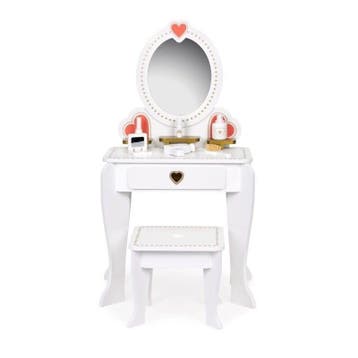 Prinsessen Kaptafel Wit - B-keuze | OP=OP | 68% Korting, Ophalen of Verzenden, Zo goed als nieuw, Overige typen