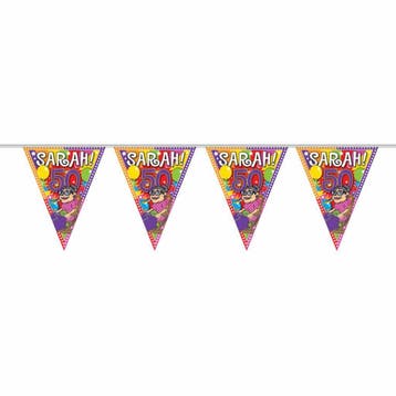 50 Jaar Sarah Knalfeest Slinger - 10 meter, Kleding | Dames, Ophalen of Verzenden, Nieuw