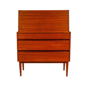 Secretaire | Vintage | Chatol | Teak |  3984, Ophalen of Verzenden, Zo goed als nieuw, Mid-Century