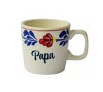 Boerenbont Beker Mok 0,2L met opdruk Papa (Huishouden), Verzenden, Nieuw