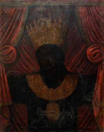 Scuola lucchese (XVII) - Volto Santo di Lucca - XL format, Antiek en Kunst