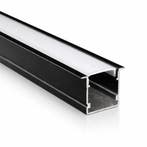 LED Strip Profiel Inbouw | 3 Meter uit één stuk | Zwart | D, Huis en Inrichting, Lampen | Overige, Ophalen of Verzenden, Nieuw