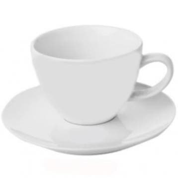 Kopjes | BISTRO | Porselein | Wit | 15cl | 12 Stuks |, Verzenden, Nieuw in verpakking