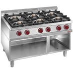 Gasfornuis Diamond Gasfornuis 6 branders C6GA11-SP, Nieuw in verpakking, Fornuis, Frituur en Grillen