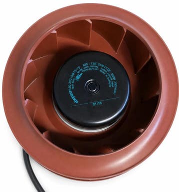 Brink Renovent Excellent 400 motor revisie – R3G190-RG19-24, Zo goed als nieuw, Ventilator