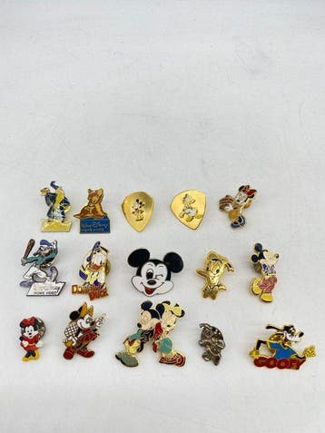 Mickey Mouse, Minnie Mouse, Donald Duck, Goofy - 15 Pins, Verzamelen, Nieuw