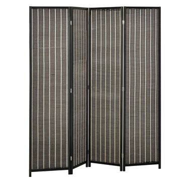 TRUUSK Bamboe Kamerscherm 180x180 cm - 4-delig - Opvouwbaar, Verzenden, Nieuw
