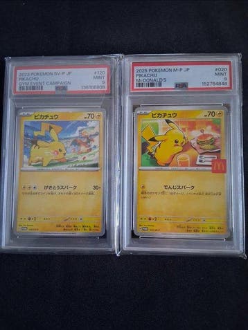 Pokémon - 2 Graded card - Pikachu 120 SV P PSA 9 - 2023, Nieuw