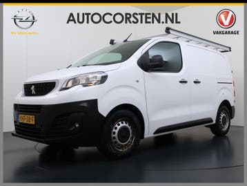 Peugeot Expert 2.0HDI 123pk Imperiaal 3-Persoons Trekhaak Ai, Gebruikt, Leder en Stof, Wit, Lease