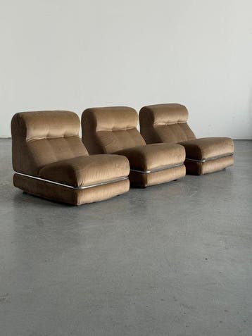 Sofa (3) - Textiel - Italiaanse Space-Age-bank, Nieuw
