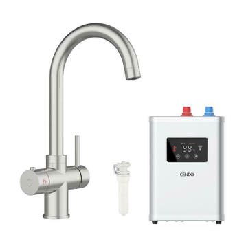 Kokend water kraan | Geborsteld | 3 in 1 pakket | KWK3-1RBN, Ophalen of Verzenden, Nieuw