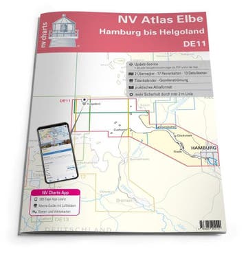 NV Charts Duitsland - DE11 Hamburg tot Helgoland, Ophalen of Verzenden, Nieuw