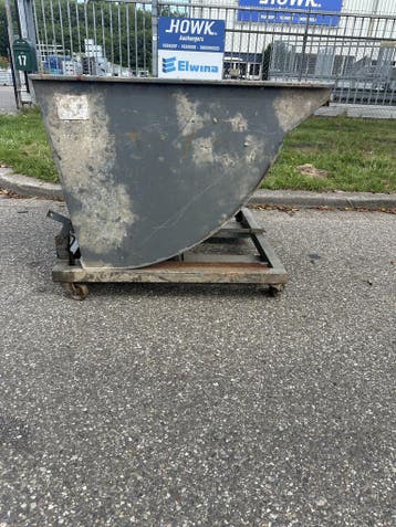 Gebruikte Kantelbakken, Kantelbak, Kiepbak, Kiepcontainer, Ophalen, Gebruikt, 100 cm of meer, 60 cm of meer