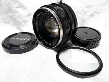 Minolta MINOLTA AUTO ROKKOR-PF 55mm F1.8 Cameralens, Nieuw