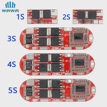 Universele BMS Beschermingsmodule voor 1S tot 5S Li-ion/Lipo, Verzenden, Nieuw
