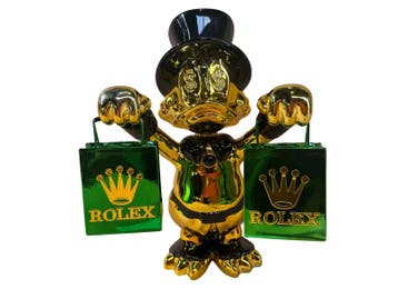 Dagobert Duck, Lior24, Goud / Zwart / Groen, Nieuw
