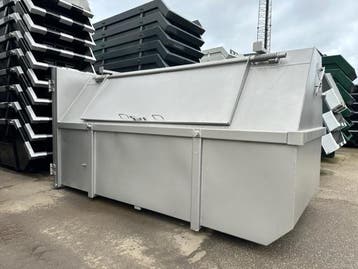 IT Container 9M3 9kuub  huisje portaal afzet met france klep, Ophalen