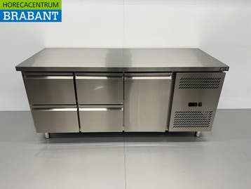 HCB RVS Koelwerkbank 4 laden en 1 deur 179,5 cm 230V Horeca, Ophalen of Verzenden, Nieuw in verpakking