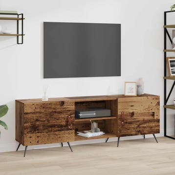 vidaXL TV-kast 150 x 30 x 50 cm Oud hout Bewerkt hout, Minder dan 50 cm, Verzenden, Nieuw, Minder dan 100 cm