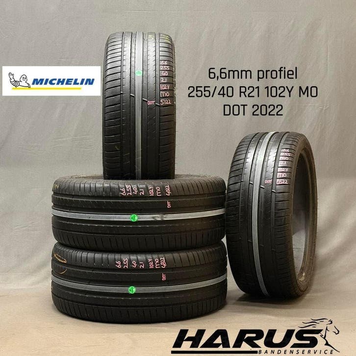 255/40/21 102Y MO Michelin zomerbanden 6,6mm profiel 4X, Auto-onderdelen, Banden en Velgen, 21 inch, Erkend duurzaam, Zomerbanden