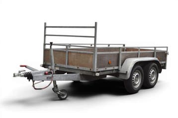 Verdonk Bakwagen 2000KG 300x130cm Bakwagen, Ophalen of Verzenden, Gebruikt