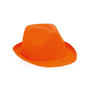 Oranje trilby hoedjes voor volwassenen - Feesthoeden overig, Ophalen of Verzenden, Nieuw