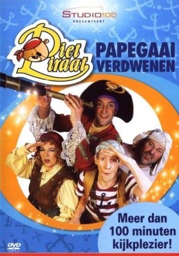 Piet Piraat - Papegaai verdwenen (dvd tweedehands film), Ophalen of Verzenden, Zo goed als nieuw