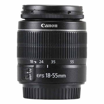 Canon EF-S 18-55mm f/3.5-5.6 III met garantie, Gebruikt, Canon, Ophalen of Verzenden, Standaardlens