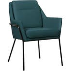Leren eetkamerstoel Mix - Toledo Turquoise (blauw) - Poten, Huis en Inrichting, Stoelen, Bohemian, Industrieel, Modern, Scandinavisch