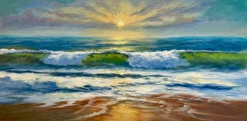 Mario Roig Vidal - XL - Horizonte Calmo, Antiek en Kunst