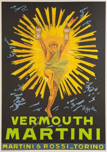 Leonetto Cappiello - Vermouth Martini - Martini & Rossi, Antiek en Kunst