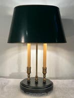 Tafellamp - Messing, Hout, Antiek en Kunst