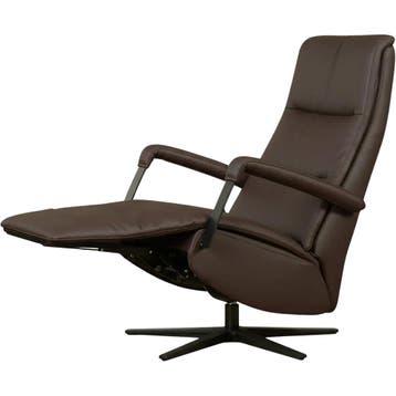 Leren relaxfauteuil met hartbalans Core - Toledo Espresso, Huis en Inrichting, Fauteuils, Bohemian, Industrieel, Modern, Scandinavisch