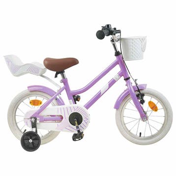 vidaXL Kinderfiets 12 Inch voor 2-4 jaar oud Paars, Fietsen en Brommers, Verzenden, Nieuw