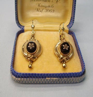 Zonder minimumprijs - Oorbellen - 10 kt. Geel goud - 3.00ct., Nieuw