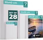 Canvas panelen set | 280GSM katoen | Laatste Stuk!, Ophalen of Verzenden, Nieuw, Doek