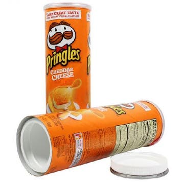 Chips Stash Can Safe – Verborgen Kluis in Chipsblik  Oranje, Ophalen of Verzenden, Nieuw