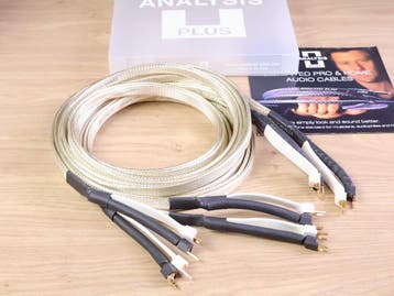 Analysis Plus Big Silver Oval high end audio Bi-Wired speake, Ophalen of Verzenden, Gebruikt, Overige kabels