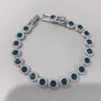 Swarovski - Beeldje - Swarovski crystal tennis bracelet -