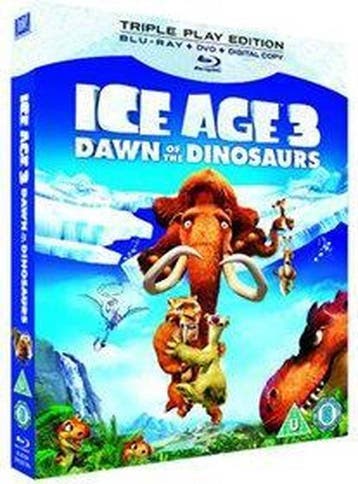 Ice Age 3 dawn of the dinosaurs (blu-ray tweedehands film), Ophalen of Verzenden, Zo goed als nieuw