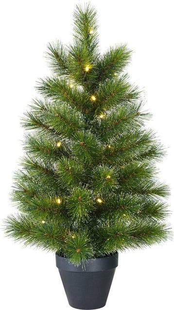 2dekans | Black Box Trees Glendon Kunstkerstboom in Pot met, Ophalen of Verzenden, Zo goed als nieuw